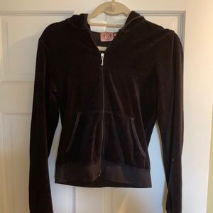 Black velvet Juicy Couture sweater
